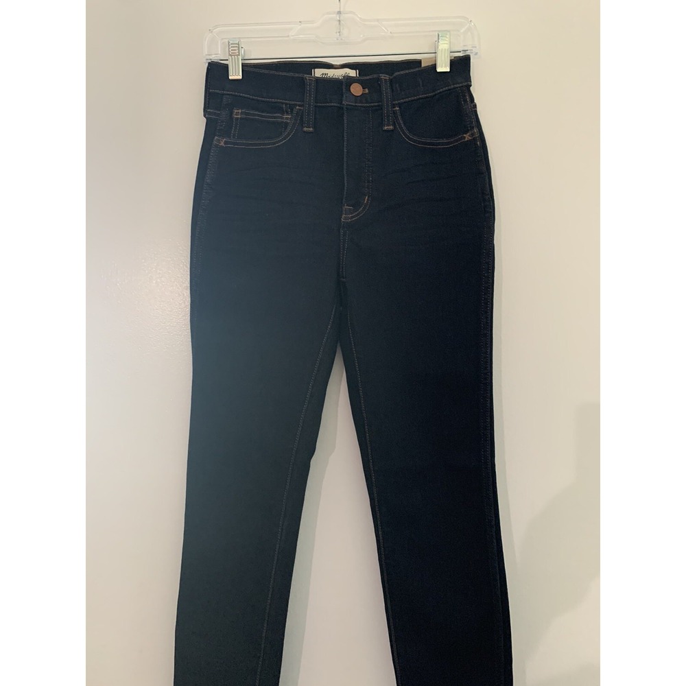 NWT Madewell Roadtripper Jeggings in Dark Blue Denim Size 26